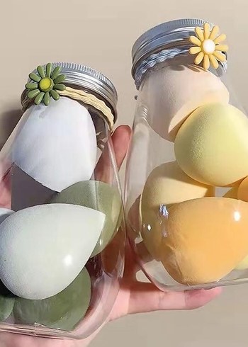 Pastel Renkli Makyaj Süngeri Seti - Görsel 4