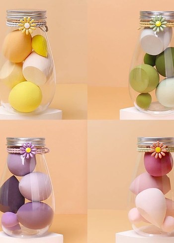 Pastel Renkli Makyaj Süngeri Seti - Görsel 3