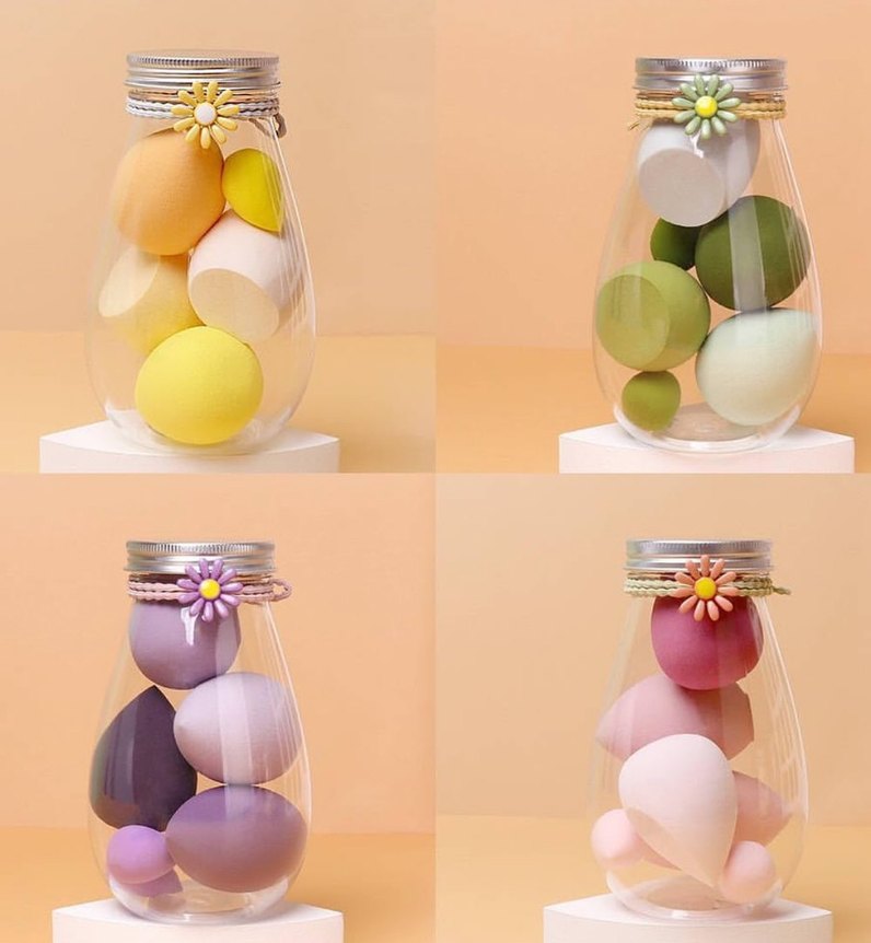 Pastel Renkli Makyaj Süngeri Seti - Görsel 2