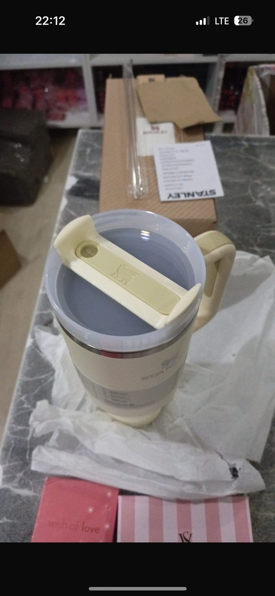 Stanley Beyaz Pastel Termos Kupa - Görsel 4