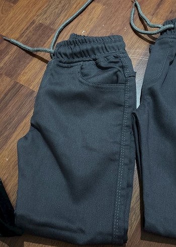 LC Waikiki Gri Erkek Çocuk lastikli Pantolon