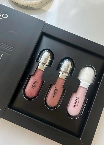 Kiko 3'lü Pembe Ruj Seti