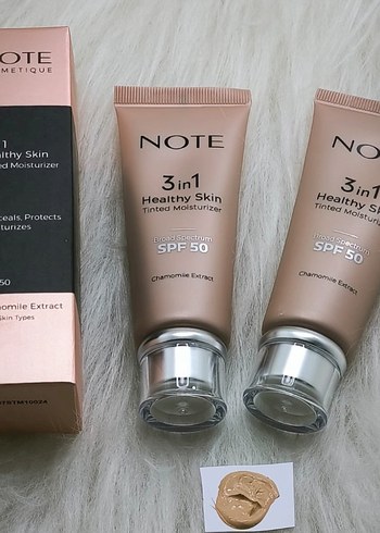 Note 3in1 Healthy Skin BB Krem SPF50 Bej