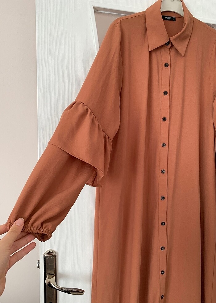 Gömlek elbise - Görsel 2