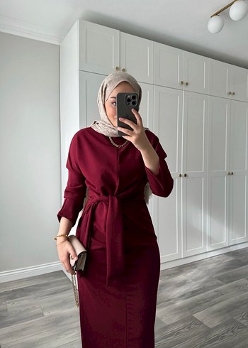 Bağlama detay elbise - Görsel 3