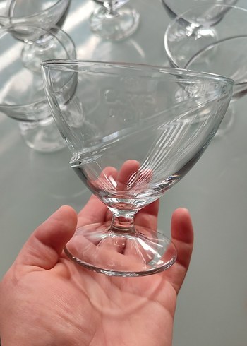 Şeffaf Ayaklı Cam Kase Seti - Görsel 3