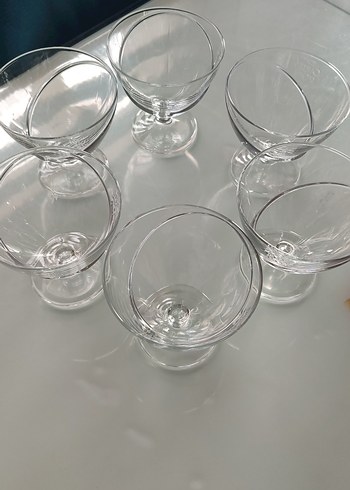 Şeffaf Ayaklı Cam Kase Seti - Görsel 5