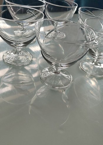 Şeffaf Ayaklı Cam Kase Seti - Görsel 4