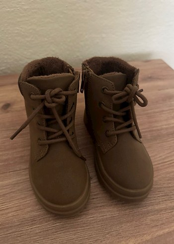 Bej Kürklü Süet Erkek Çocuk Botu - Görsel 3