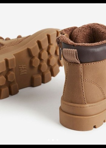 Bej Kürklü Süet Erkek Çocuk Botu - Görsel 2