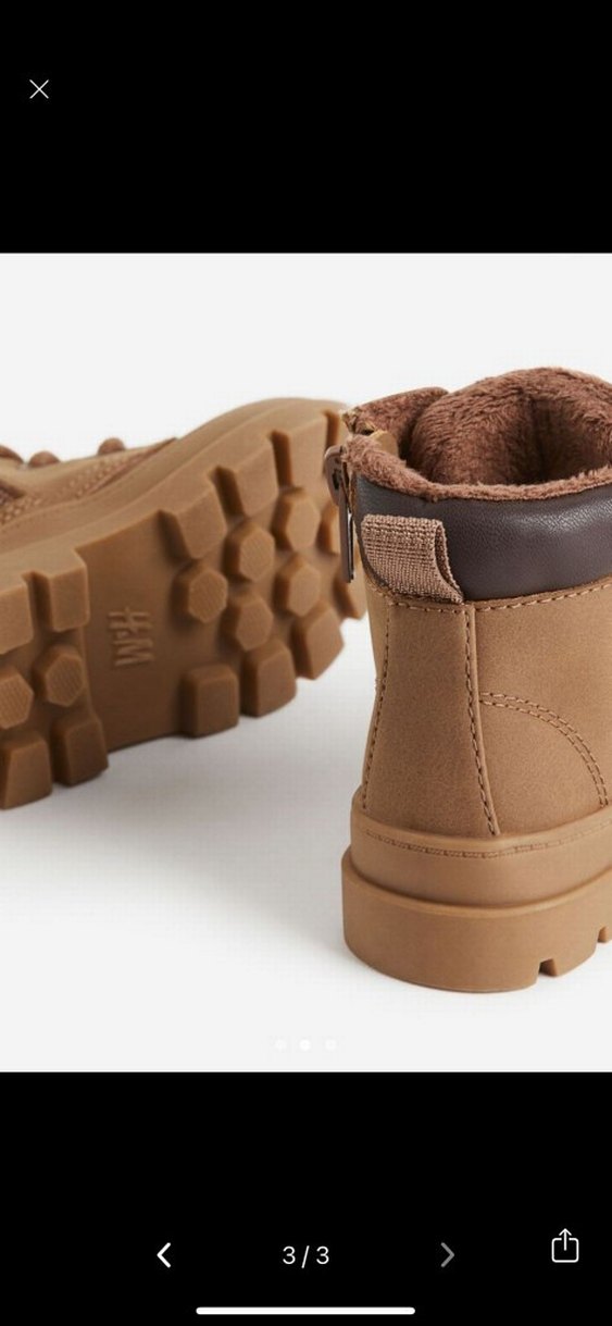 Bej Kürklü Süet Erkek Çocuk Botu - Görsel 2