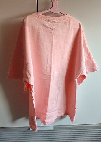 Kız Çocuk Pembe Baskılı Tişört - Görsel 4