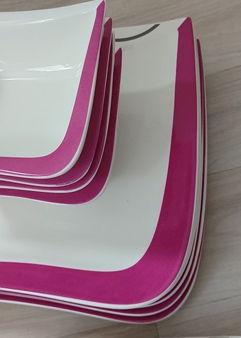 Emsan Pembe Desenli 31 parça 6 kişilik kahvaltı seti - Görsel 10