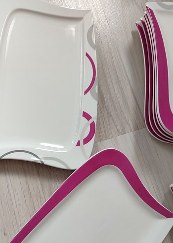 Emsan Pembe Desenli 31 parça 6 kişilik kahvaltı seti - Görsel 6