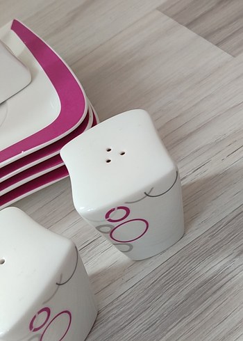 Emsan Pembe Desenli 31 parça 6 kişilik kahvaltı seti - Görsel 9