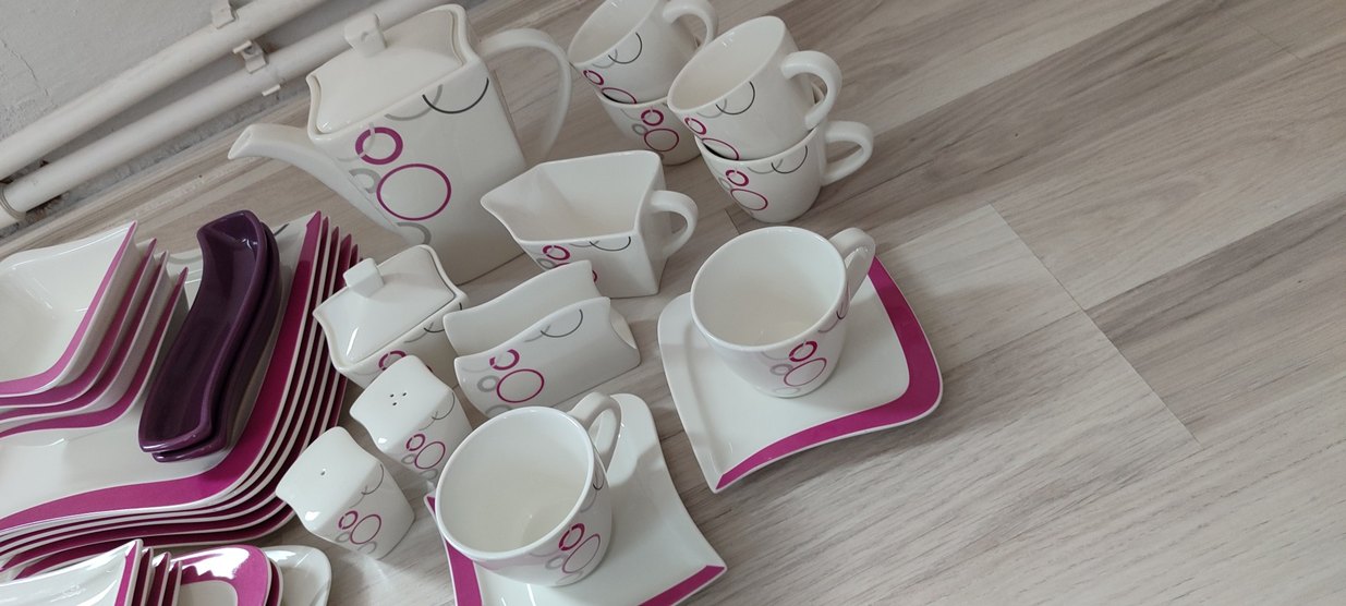 Emsan Pembe Desenli 31 parça 6 kişilik kahvaltı seti - Görsel 2