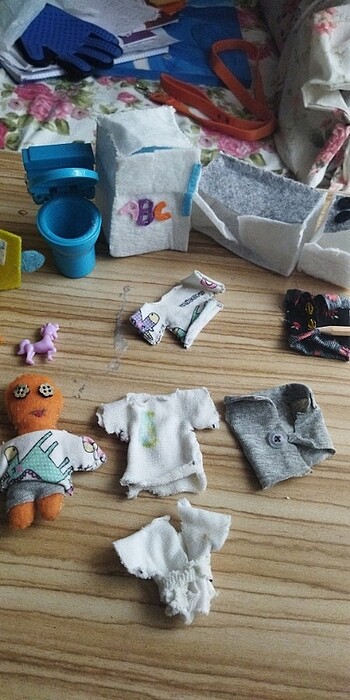 Beden El Yapımı Oyuncak Bebek Ev Seti