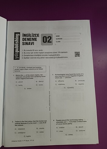  yds publishing ydt hazırlık 