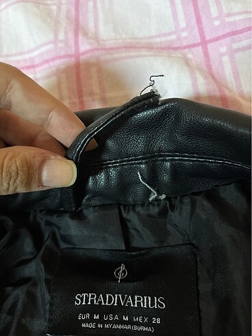 m Beden Stradivarius deri ceket m beden