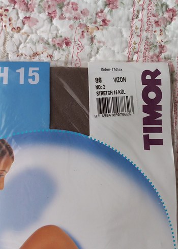 Timor STRETCH15 Mini Elastik Külotlu Çorap - Görsel 2