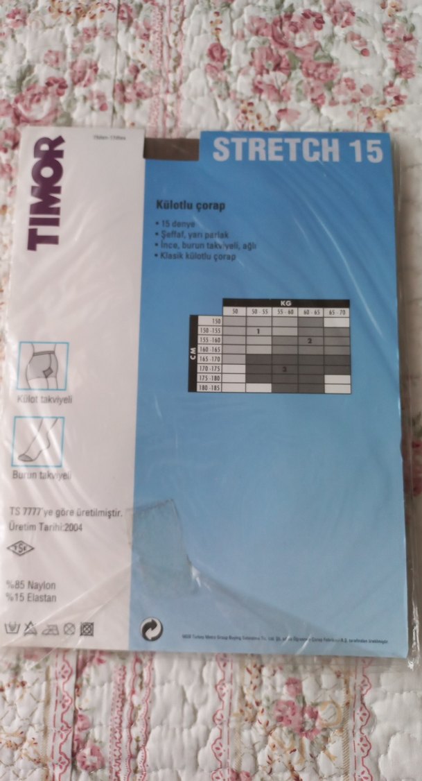 Timor STRETCH15 Mini Elastik Külotlu Çorap - Görsel 3