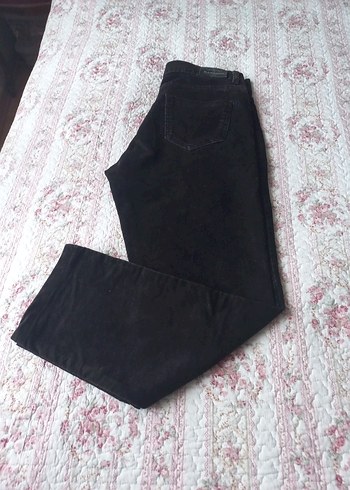 Siyah Kadın Normal Boy Denim Pantolon - Görsel 4