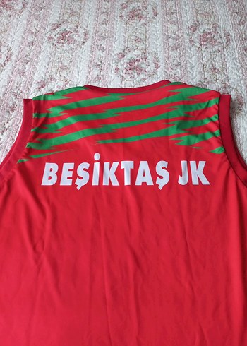 Kırmızı V Yaka Erkek Atlet Jersey - Görsel 7