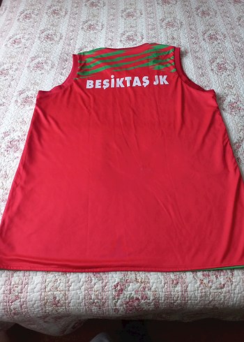 Kırmızı V Yaka Erkek Atlet Jersey - Görsel 6