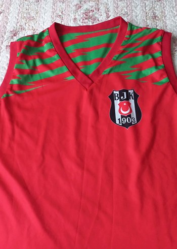 Kırmızı V Yaka Erkek Atlet Jersey - Görsel 2