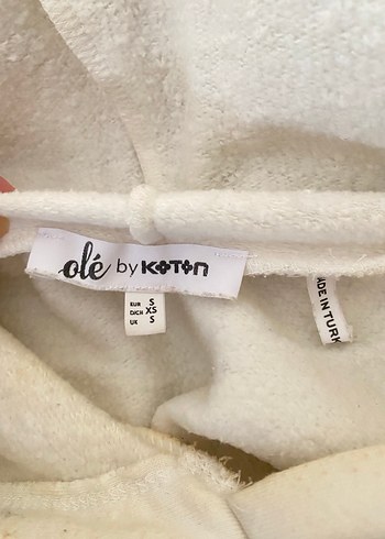 Beyaz Baskılı Kadın Sweatshirt - Görsel 4