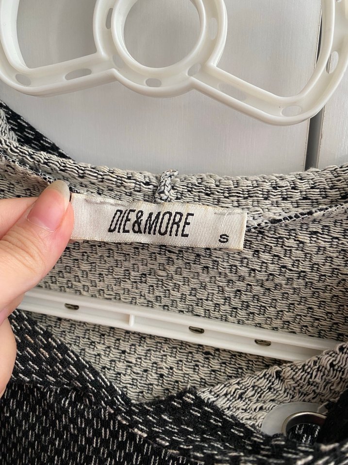 Düğmeli Kapüşonlu Gri Kadın Sweatshirt - Görsel 3