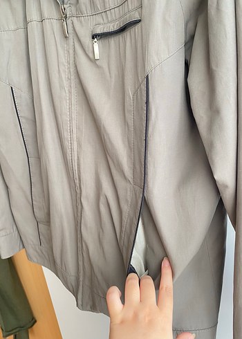 Gri Regular Fit Erkek Mont - Görsel 5