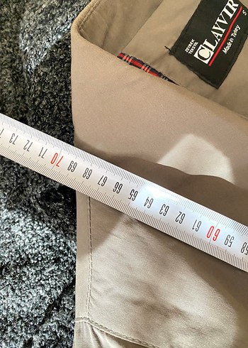 Gri Regular Fit Erkek Mont - Görsel 9