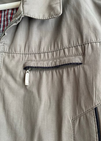 Gri Regular Fit Erkek Mont - Görsel 4