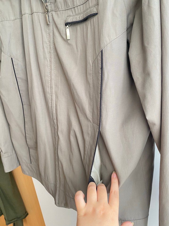 Gri Regular Fit Erkek Mont - Görsel 5