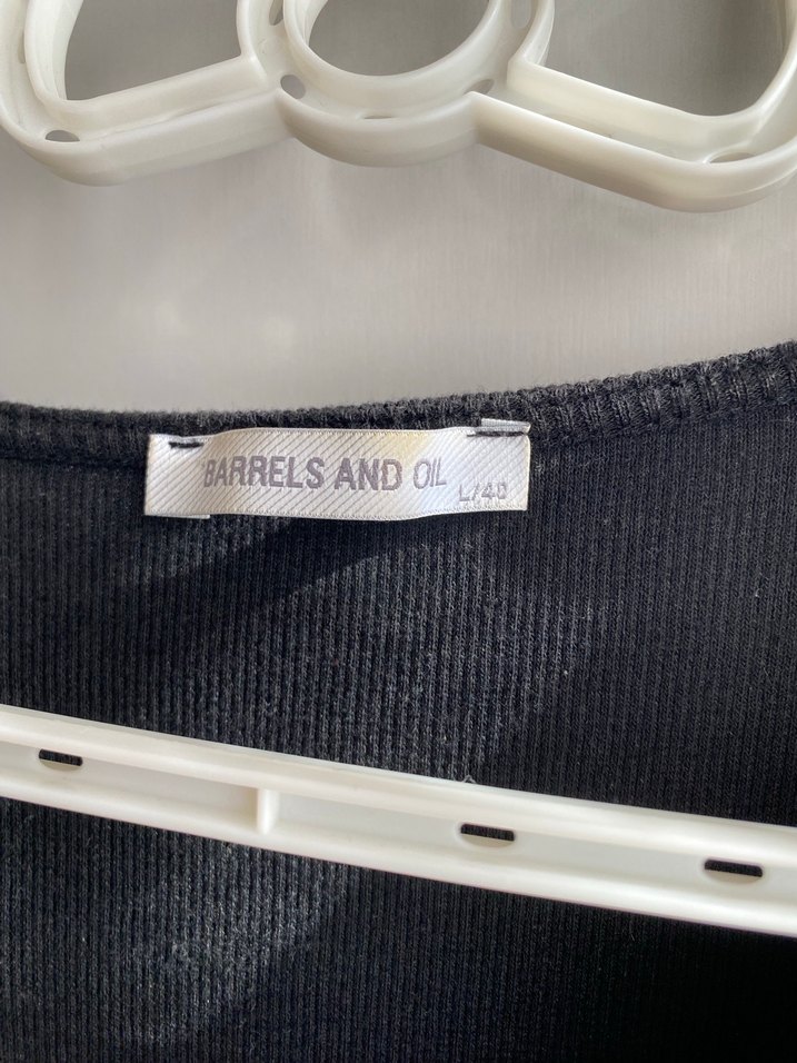 Siyah Uzun Kollu Midi Elbise - Görsel 4