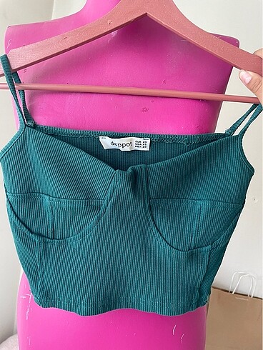 xs Beden Askılı crop