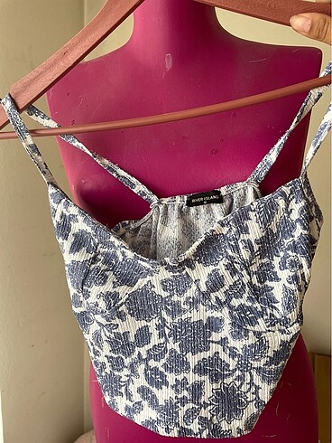 River Island Askılı crop