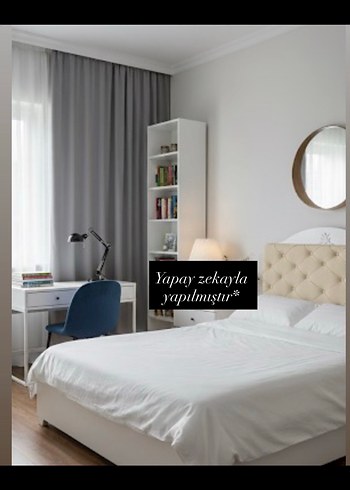 Blackout açık gri perde - Görsel 2