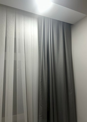 Blackout açık gri perde - Görsel 8
