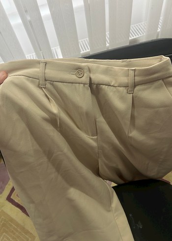 Kadın taş dokuma kumaş pantolon - Görsel 5