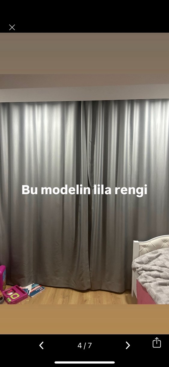 Blackout sıfır lila perde - Görsel 4