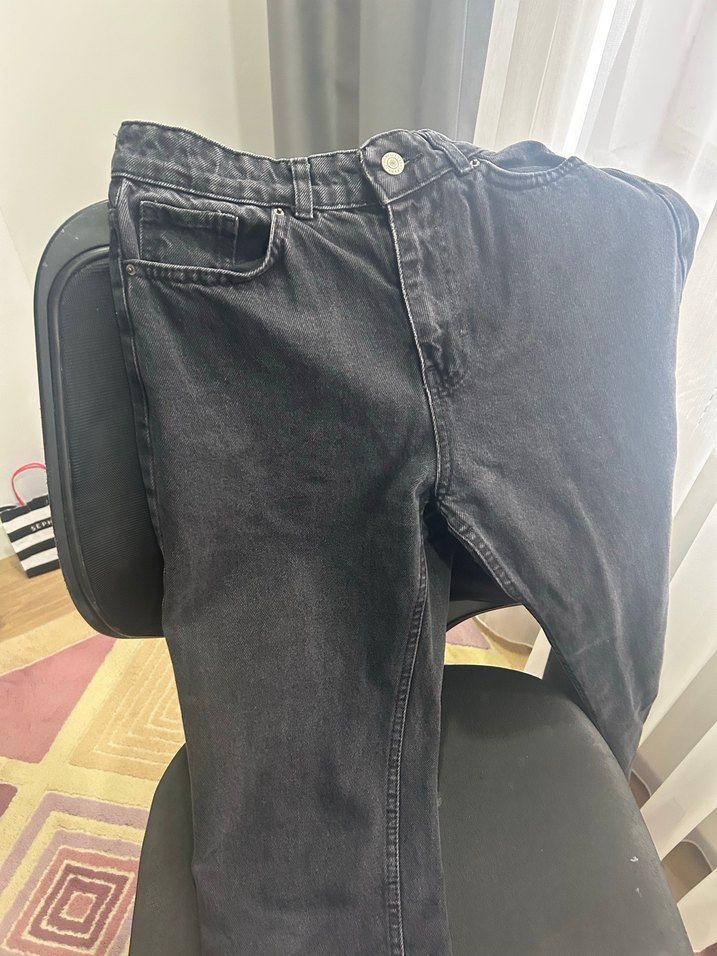 Siyah Kot Pantolon - Görsel 3