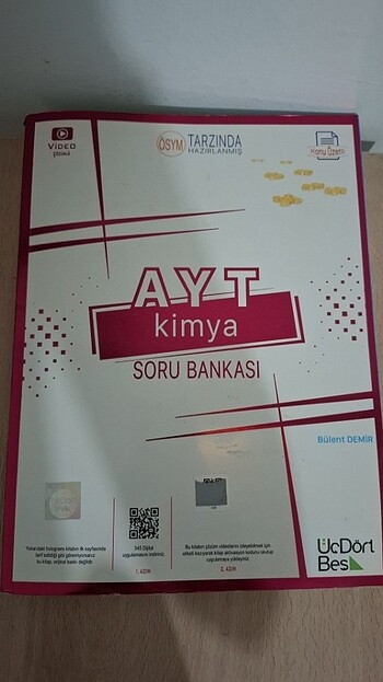 Ayt kimya soru bankası 345 yayınları