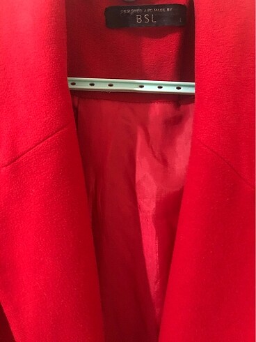 BSL FASHION BSL marka kırmızı kaban