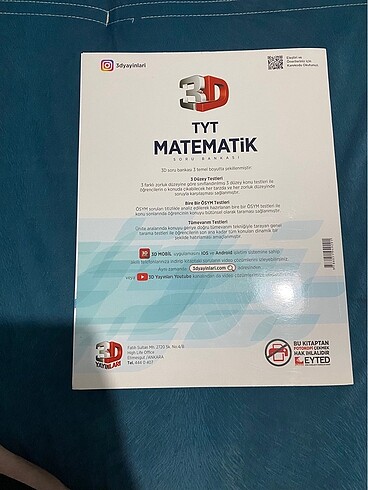 Beden 3D Tyt Matematik Soru Bankası