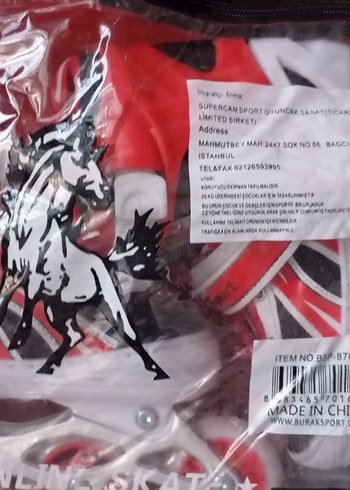 çok az kullanılmıştır unisex paten
