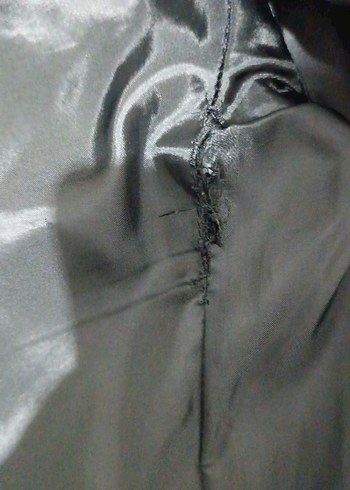 Siyah Fermuarlı Kadın Mont - Görsel 4