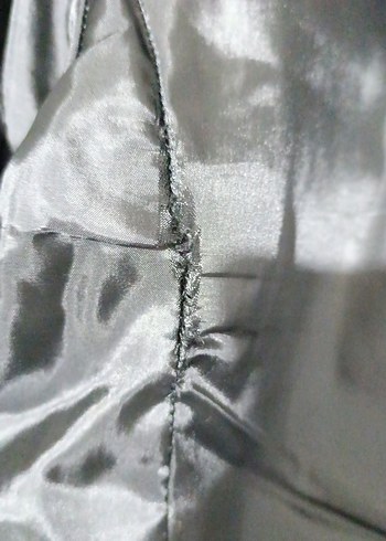 Siyah Fermuarlı Kadın Mont - Görsel 5