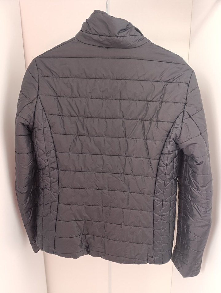 Siyah Fermuarlı Kadın Mont - Görsel 2